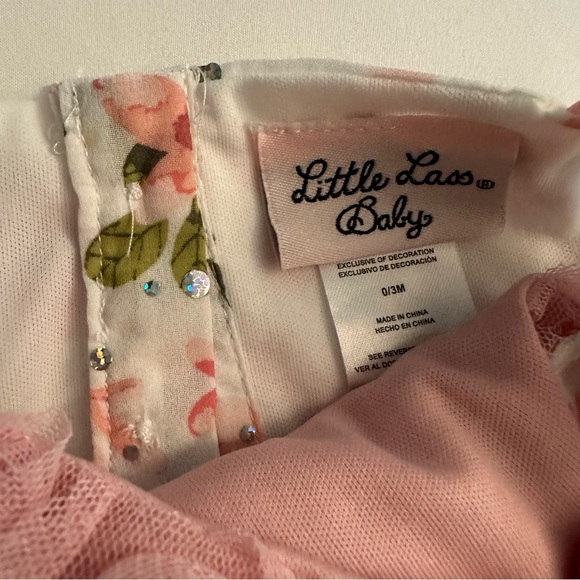 Little Lass Baby Dress and 2 piece set - Picture 5 of 5